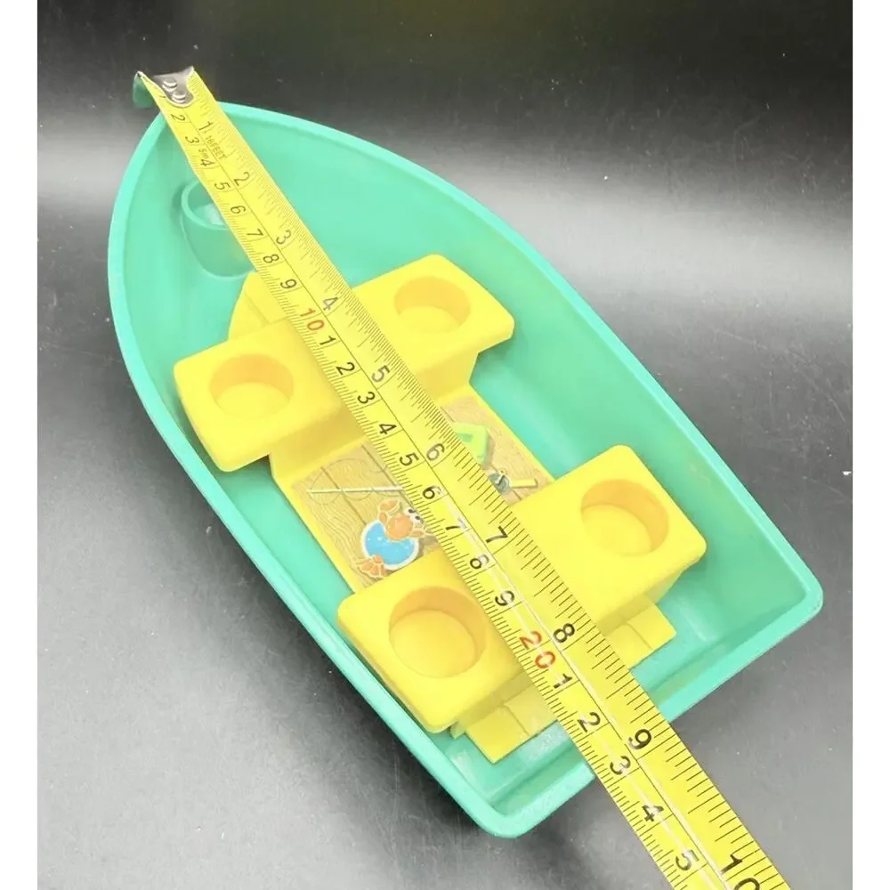 Vintage Fisher-Price Little People 994 Green Boat ONLY Camper Topper 1972